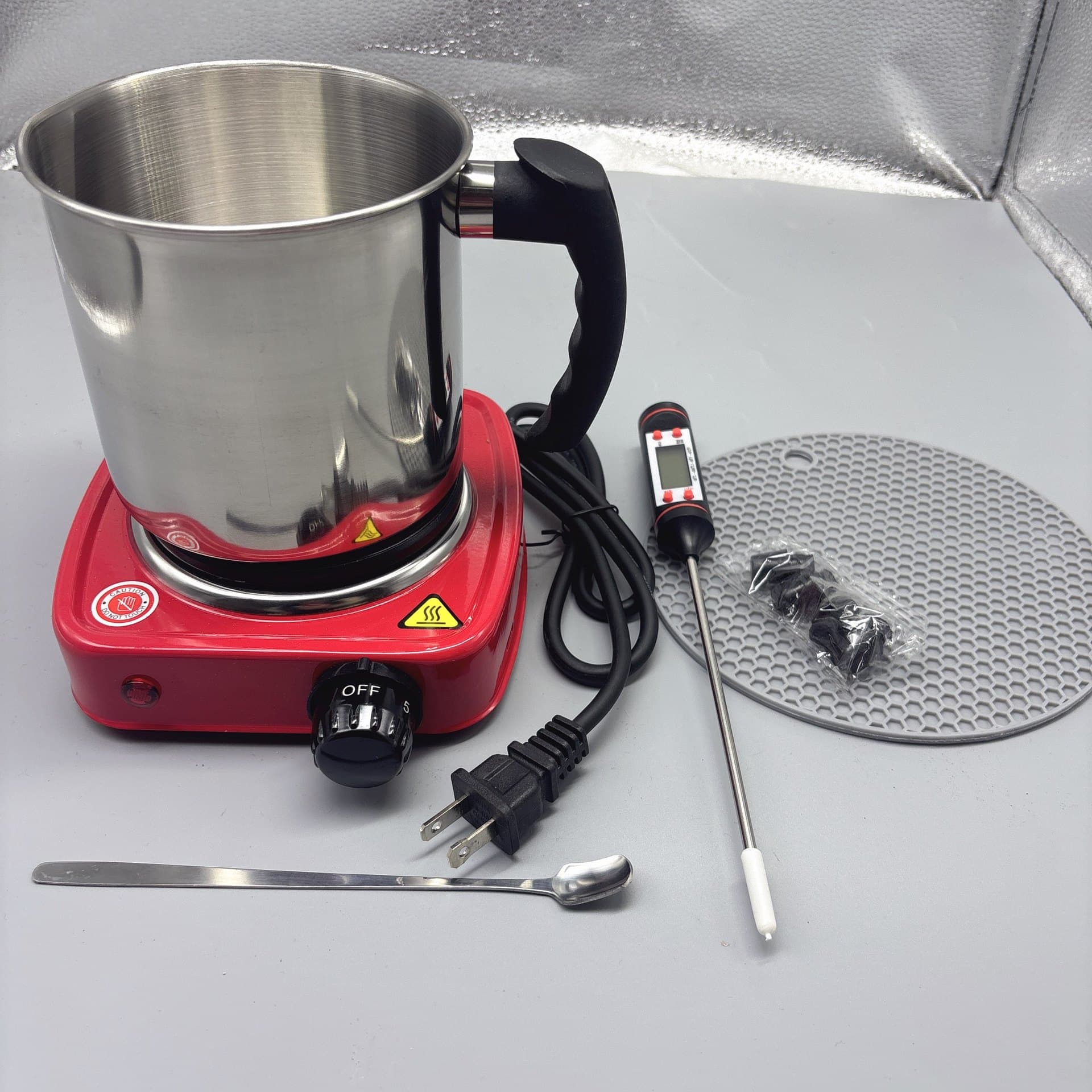 Special Offer: Adult Candle Making Kit, Including Soy Wax Melting Pot and Wax Cups, DIY Beginner's Scented Candle Wax Set