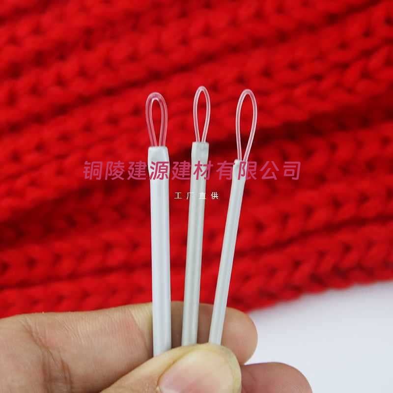9YW new large head hand sewing needle elbow sewing needle sweater needle tool wool needle threader threader with hole crochet hook