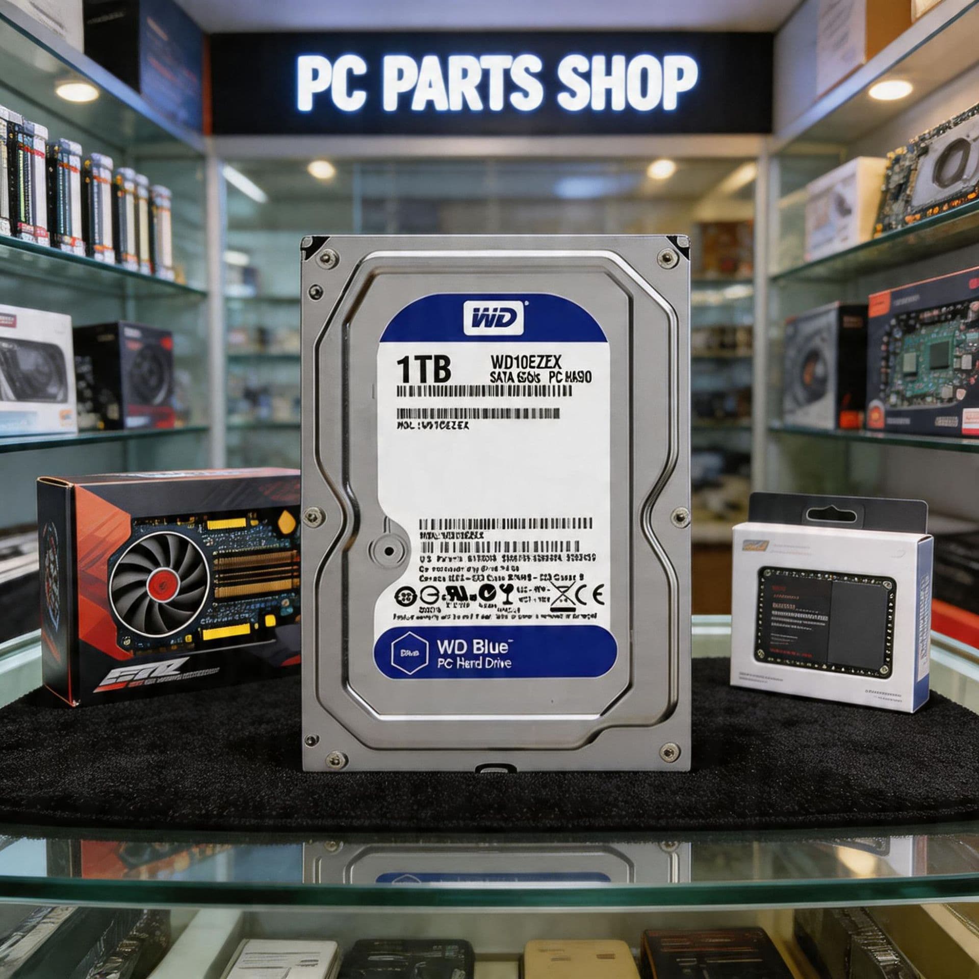 Western Digital 1TB 2TB 3TB 4TB 6TB Mechanical Hard Drive Desktop Hard Drive Gaming Blue SATA Serial ATA Surveillance Hard Drive