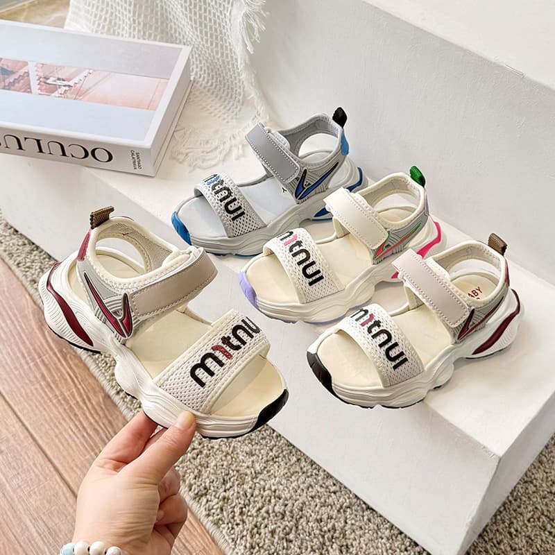 Girls Sandals 2026 Summer New Soft-Soled Comfortable Sports Baby Boys and Girls Non-Slip Middle and Large Children's Beach Shoes