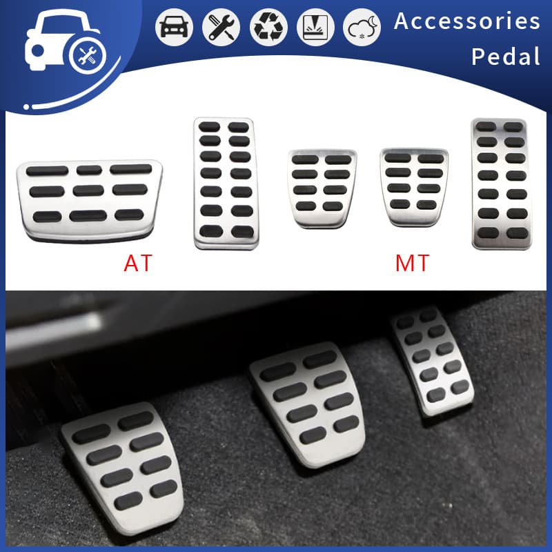 Modern IX25 Creta Pedals Modification Accessories Stainless Steel Brake Accelerator Pedal for 14-18 Models Auto Parts Accessories