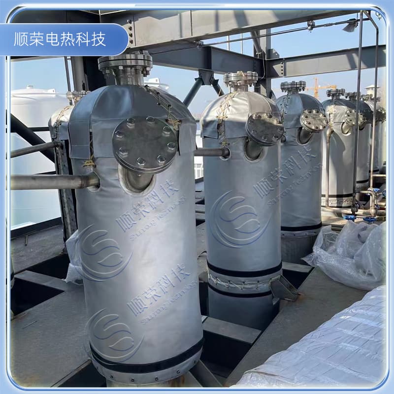 Oil Drum Heating Jacket, Flexible Pipe Heating High-Temperature Insulation Jacket, Removable Valve Industrial Electric Heating Blanket