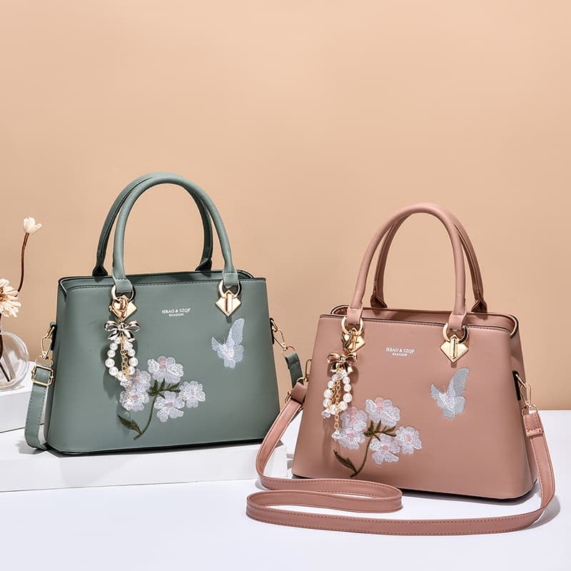 New Women's Bag 2023, Fashionable Handbag, Embroidered Mom Bag, Elegant and Versatile Shoulder and Crossbody Bag