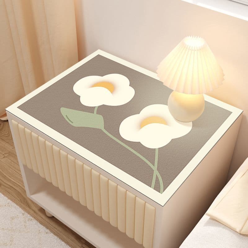 Bedside Table, Tv Cabinet, Coffee Table, Table Mat, Washing Machine, Refrigerator, Sink, Absorbent Cover Cloth, Fresh Style, Removable and Washable
