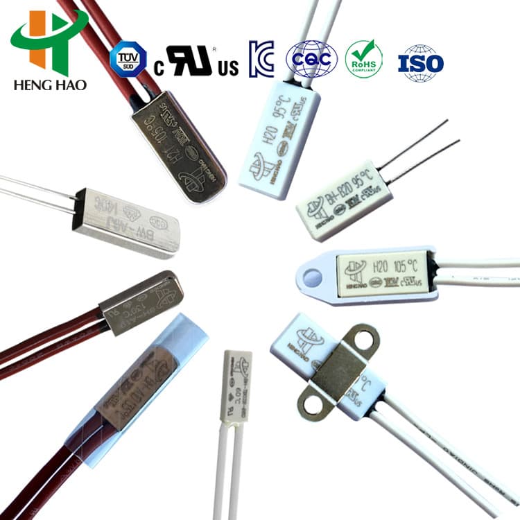 Factory Custom KSD9700 Overheat Protector BW-B2D Temperature Protector Thermostat Switch 250V 5A -16