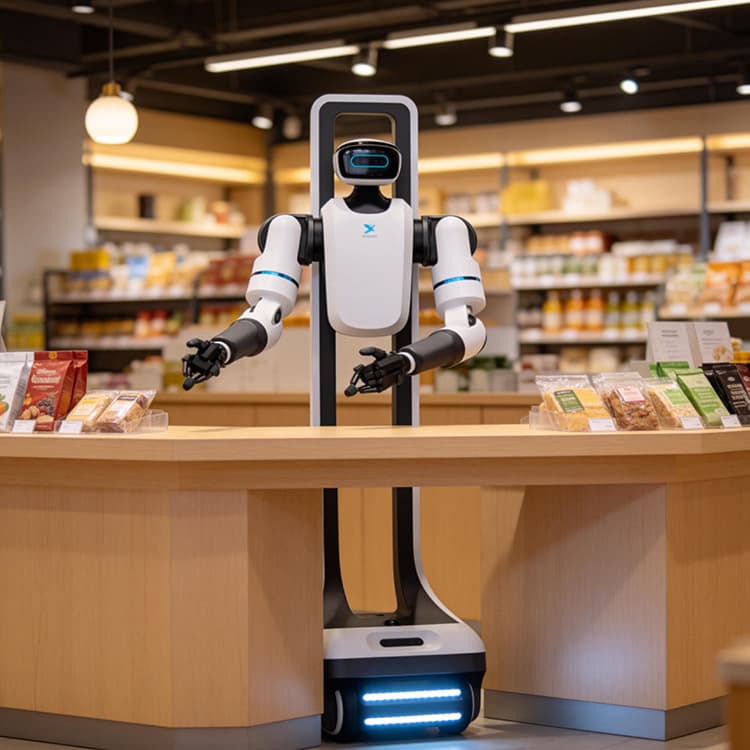 Pangolin Humanoid AI Robot Intelligent Service Robot for Companionship, Sorting, Handling, and Supermarket Attendant