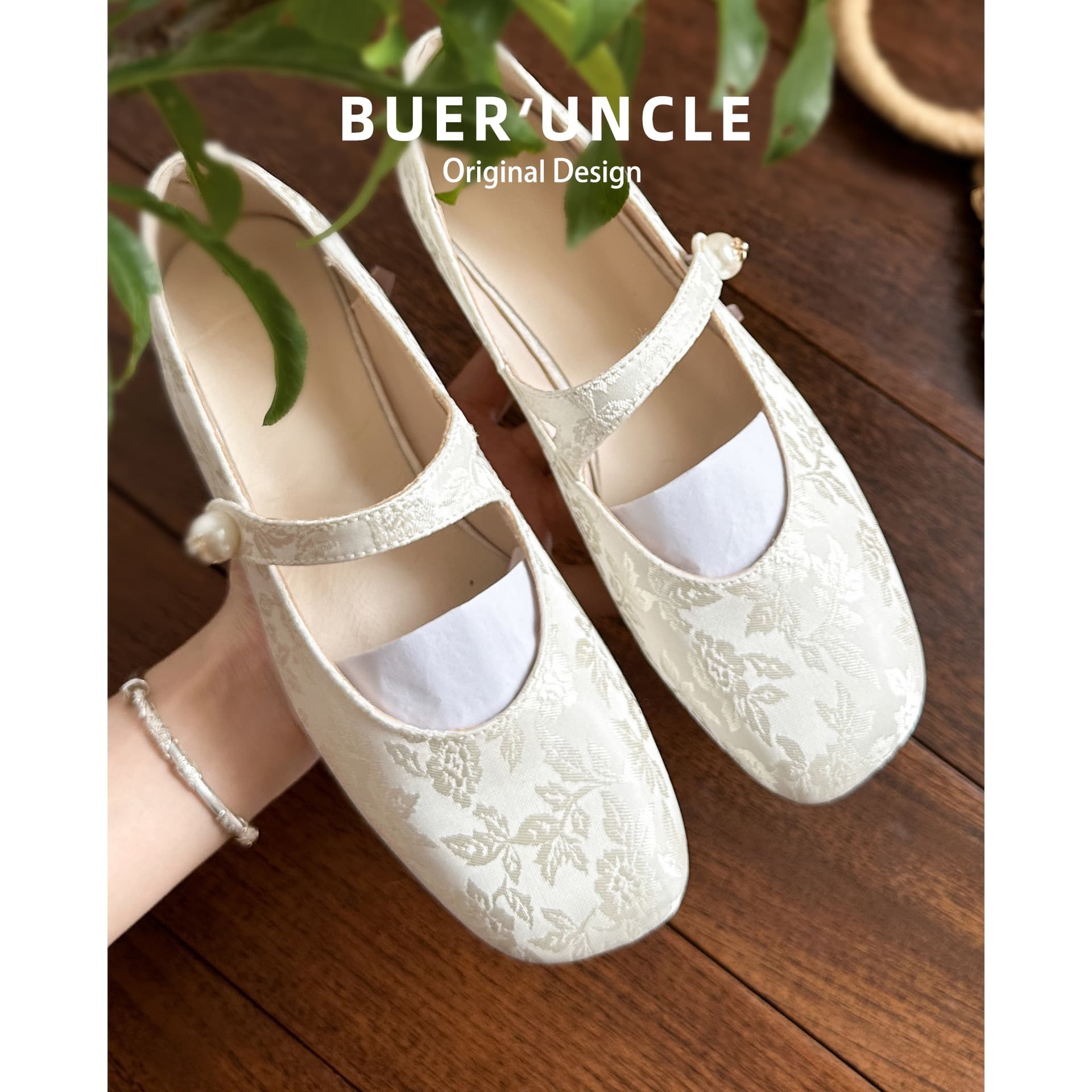 Sheepskin Version! No Second Shoe Shop Mary Jane Women's Shoes New Chinese Style National Style Single-layer Shoes with Horse Face Skirt Height-increasing Cheongsam Shoes