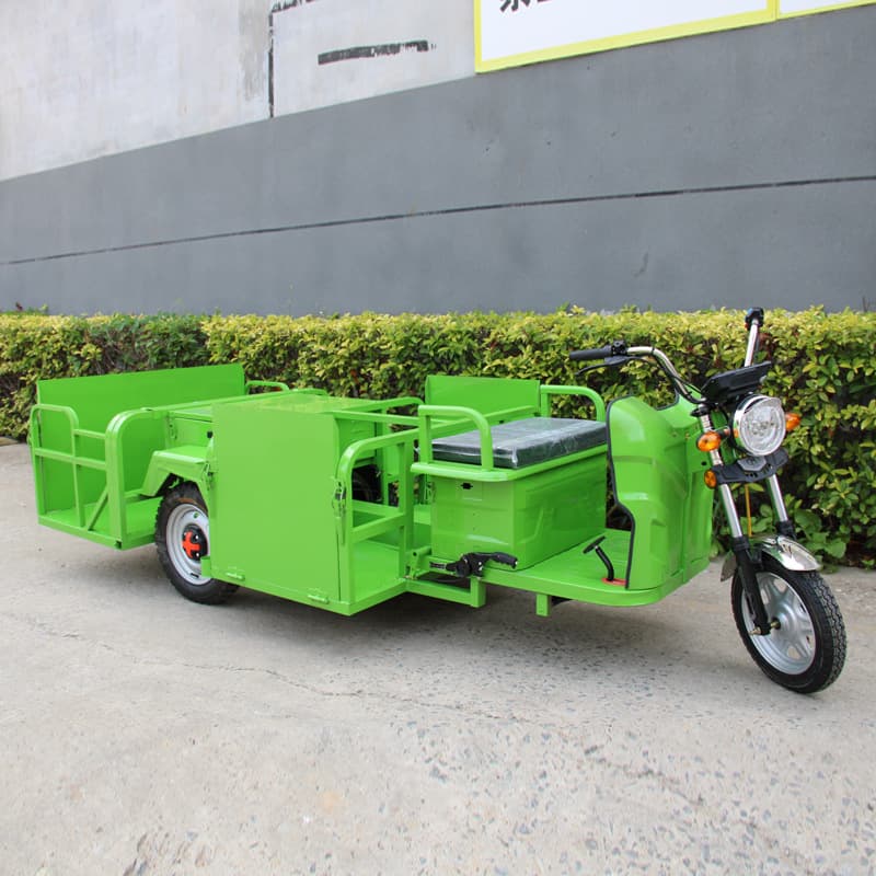 Electric Tricycle Four-Bucket Transfer Equipment, Garbage Classification Collection Cleaning Sanitation Vehicle, Manufacturer for Residential Property Use