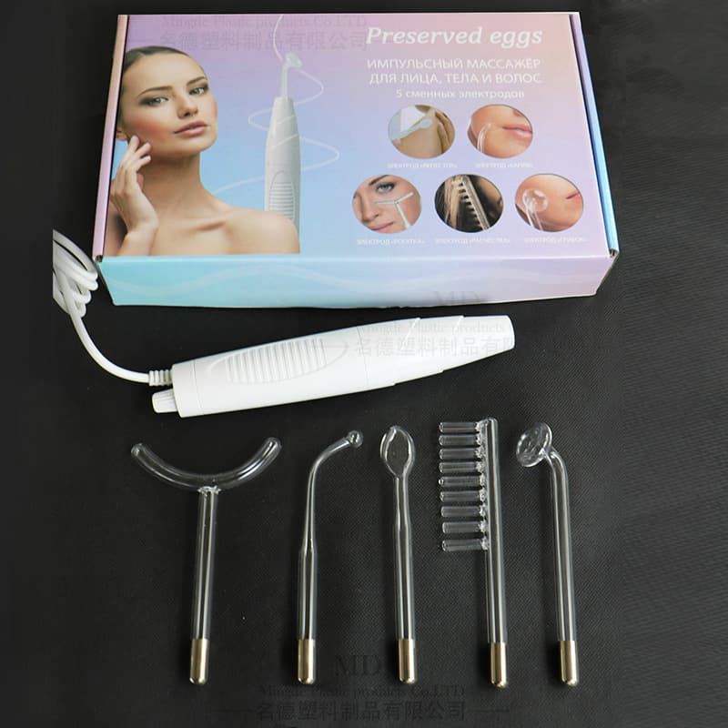High-frequency Electrotherapy Device 5-in-1 Electrotherapy Stick Beauty Instrument 5-piece Set Portable Handheld Home Use Beauty Electrotherapy Device