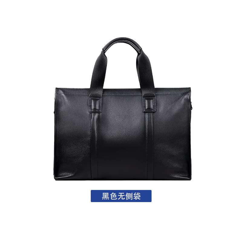 Genuine Leather Men's Bag Simple Casual Men's Briefcase Top Layer Cowhide Computer Bag Large Capacity Crossbody Men's Handbag