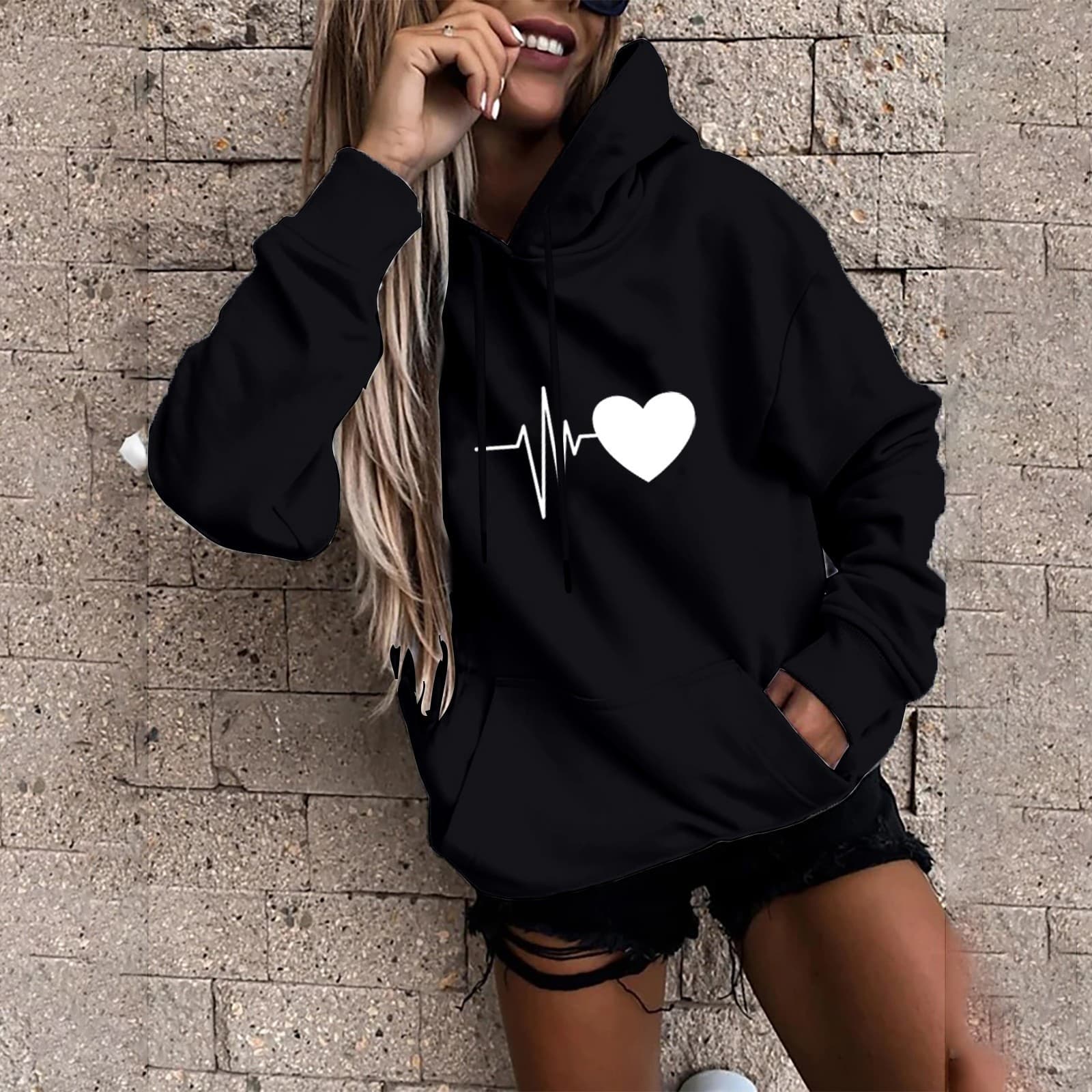 2023 Amazon eBay AliExpress Cross-border Independent Station eBay Creative Letter Hoodie for Men and Women Europe America