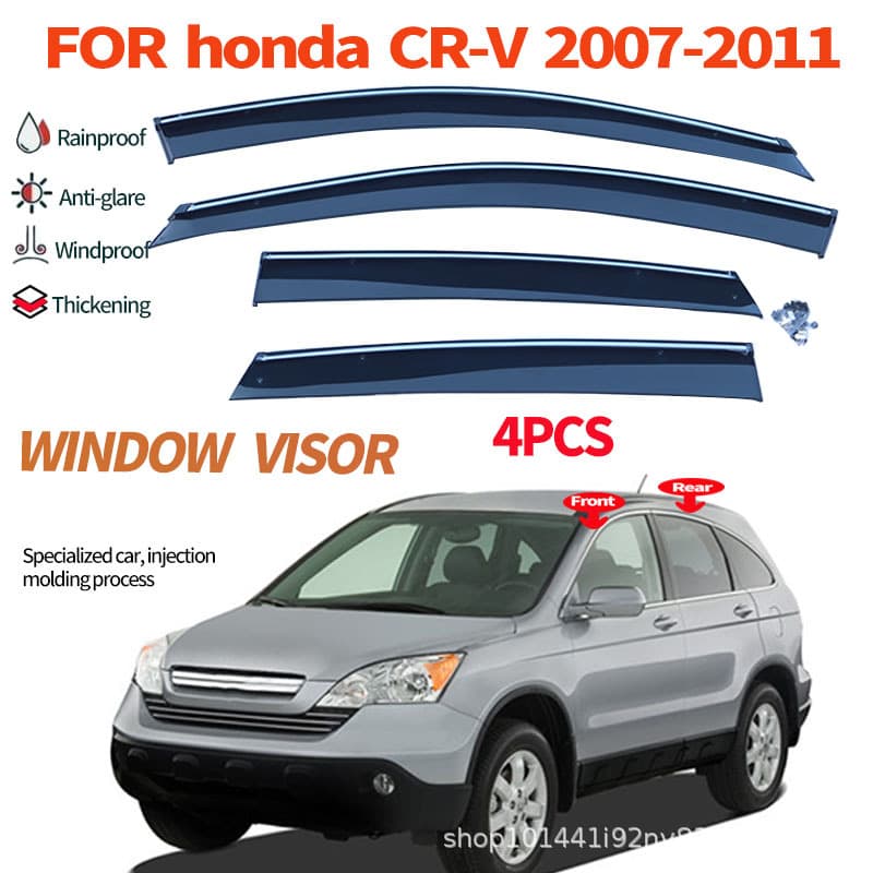 CRV Window Visors Rain Guards for HONDA CR-V 2007-2011