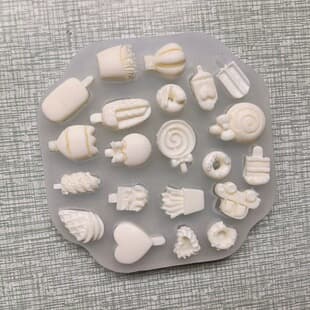 Candy Lollipop Ice Cream Silicone Mold Cartoon DIY Car Donut Fondant Cake Chocolate Mold