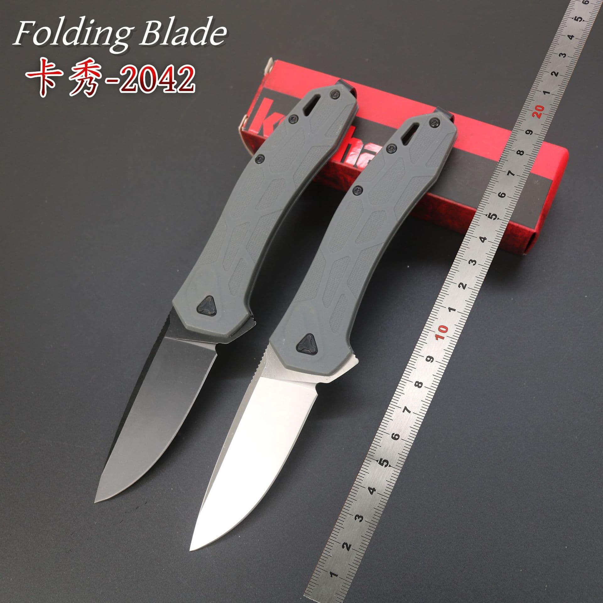 Kershaw 2042 Outdoor Multi-function Folding Knife for Camping, Self-defense, Sharp Fruit Knife