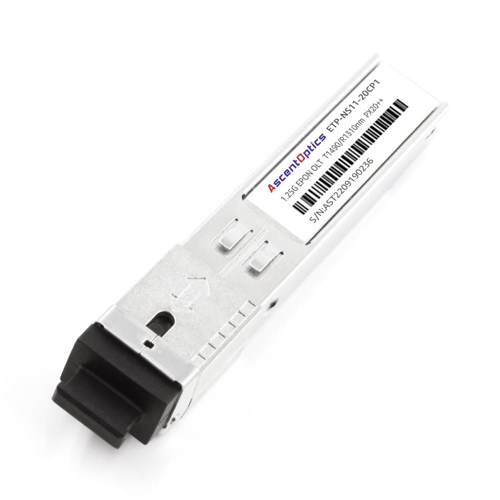 1.25G EPON OLT SFP 1490nm TX/1310nm RX PX20++ Light Module SC Interface