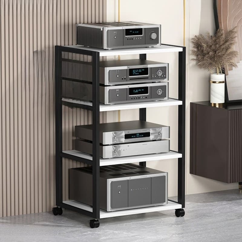 Multi-Layer Amplifier Rack, Mixing Stand, Multi-Function Equipment Simple HIFI Cabinet Speaker Feet