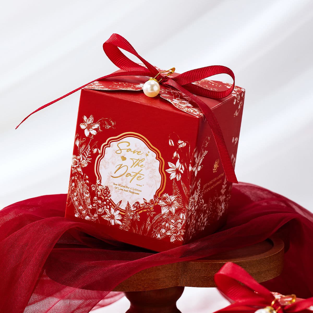 Wedding Candy Box Premium 2025 New Style Candy Bags Premium Niche Wedding Favor Gift Box Empty Box