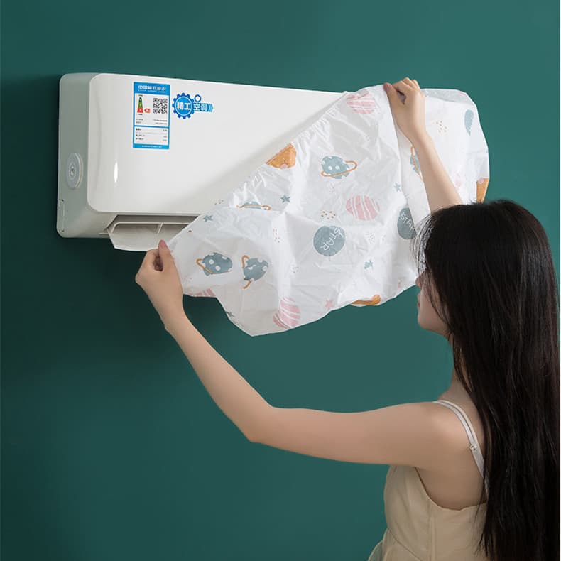 Air Conditioner Dust Cover 2025 New All-Inclusive Dust Cover Air Conditioner Protective Cover Thickeneded Washable Universal Environmentally Friendly Cover