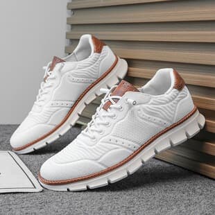 Large Size Foreign Trade Men's Sports Shoes, Cross-Border Breathable, Amazon, Independent Station, Alphabet Quality, Men's Large Size Sports Shoes