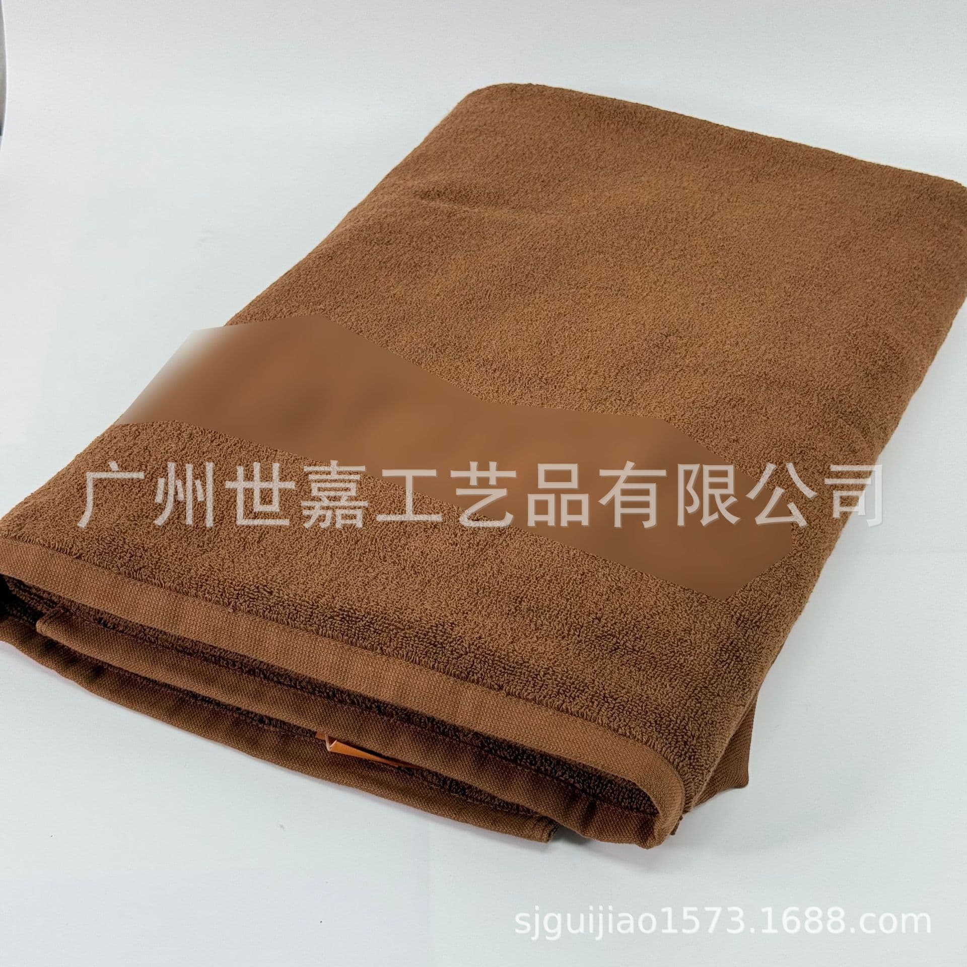 Cross-border foreign trade Haili new product Terry Towe limited terry beach towel retro brown terry fabric