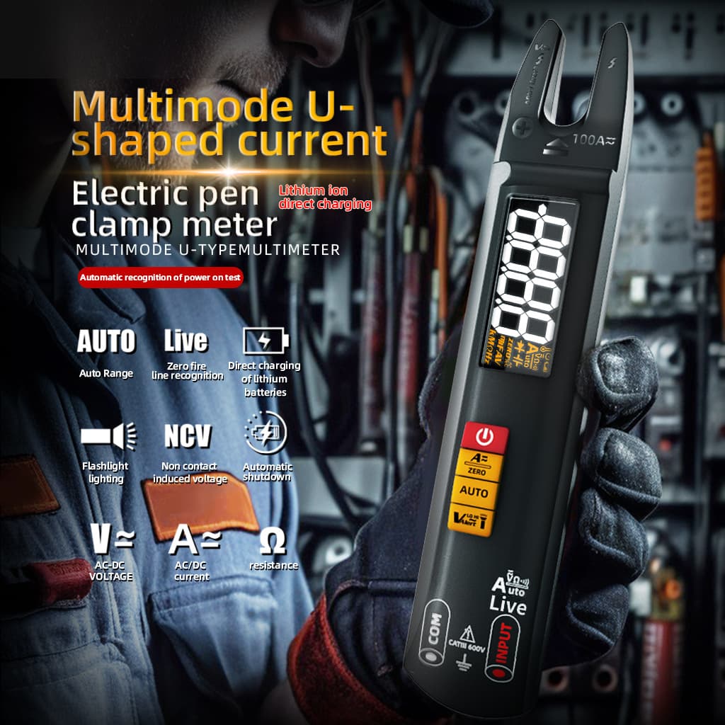 BSIDE High-Precision Clamp Meter U0 Type Ammeter Multimeter AC/DC Intelligent Clamp Meter