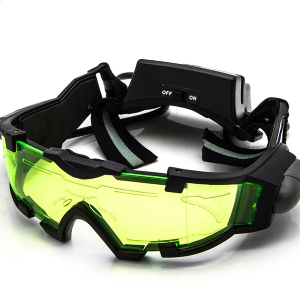 Led Light Up Glowing Dance Glasses Children's Anti-bullet Night Vision Protective Windproof Outdoor Game Protection Glasses