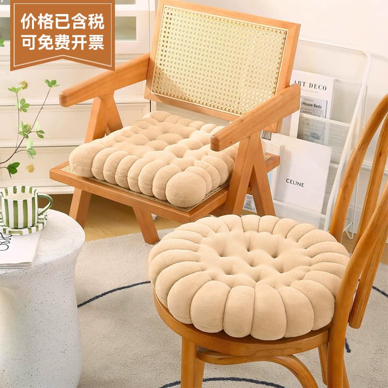 Thickened Zafu Cookie Seat Cushion Office Sitting Pad Tatami Mat Business Home Decor Modern Simple Style Rectangle Chair Pad