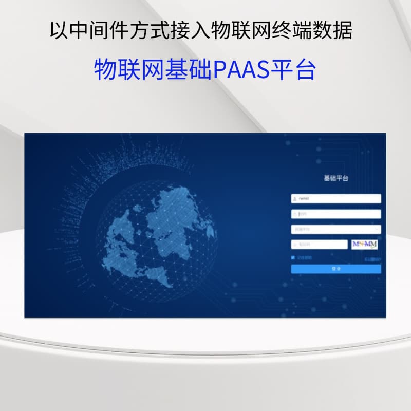 IoT Basic PaaS Platform Device Map Alert Data Management IoT Visual Monitoring