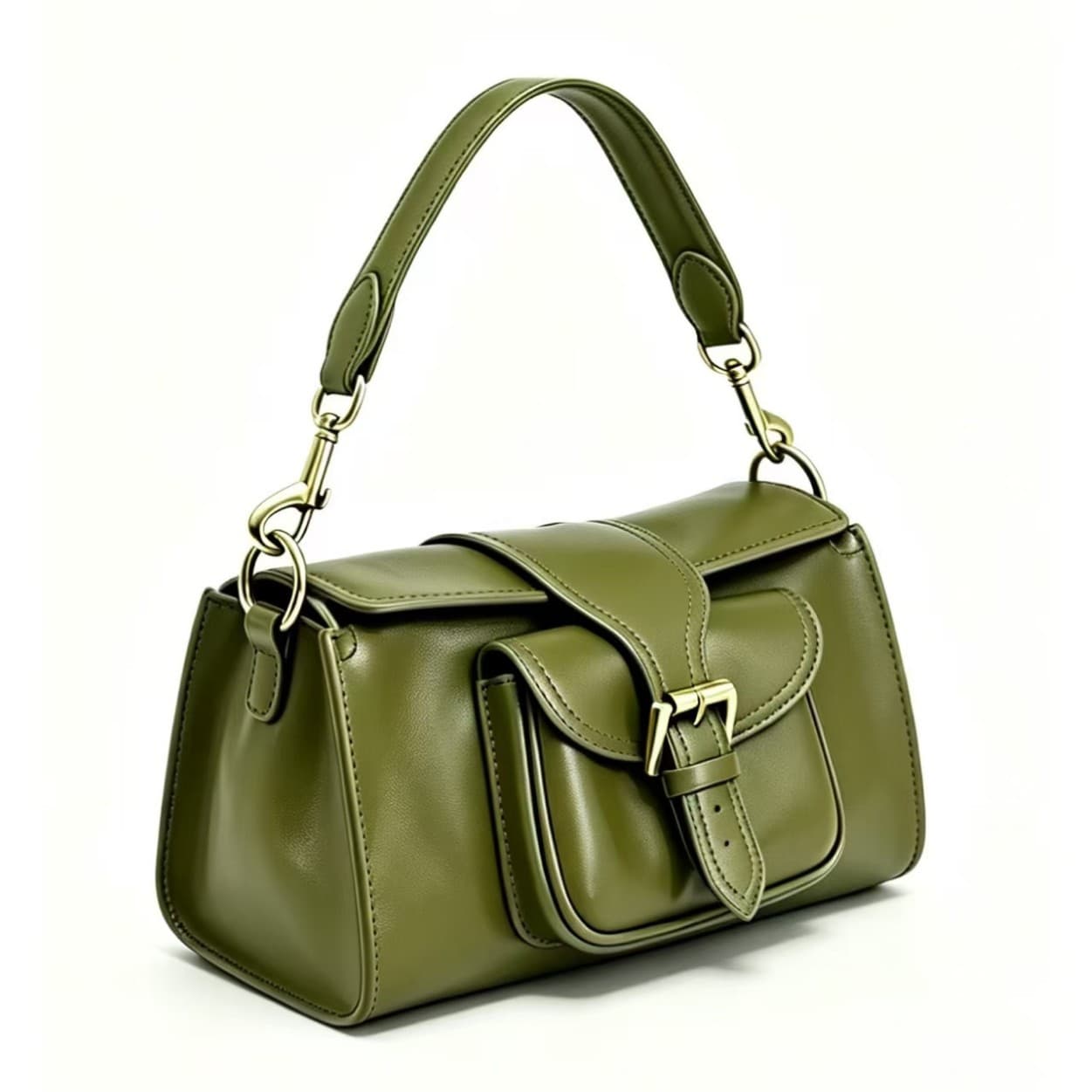 Z Brand New Women's Handbag Vintage Solid Color Shoulder Handbag Large Capacity Korean Style Vintage Underarm Bag