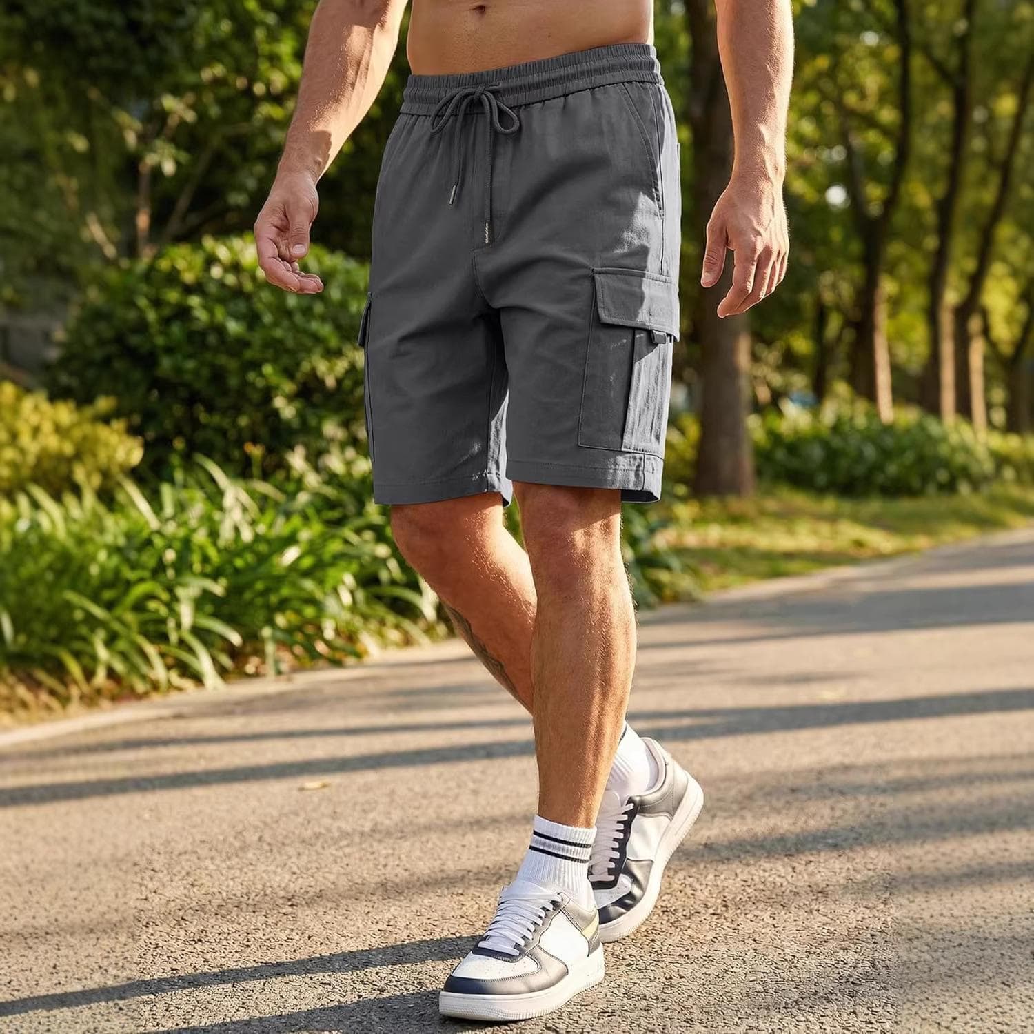 2026 New Men's Fashion Summer Casual Shorts, Trendy Street Style Loose Sports Shorts in Stock