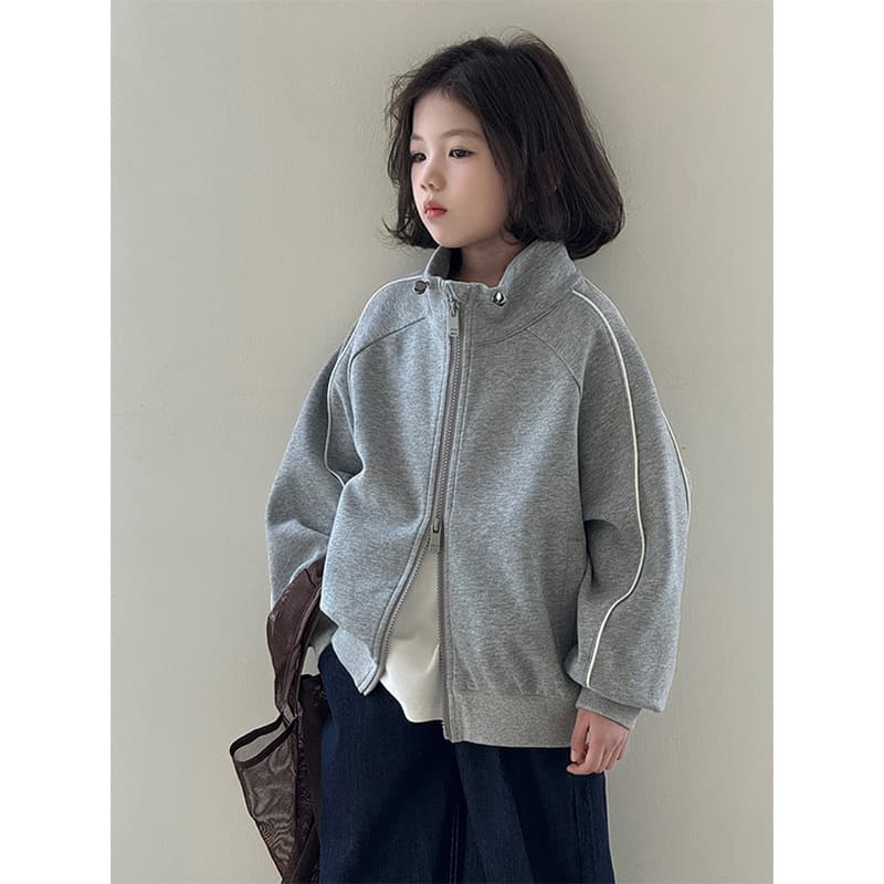 2025 new autumn clothing for girls, loose sports and casual sweatshirts, jackets, medium and large children and teenagers cardigans, super nice