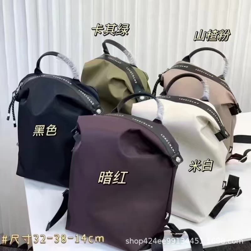 Longxiang energy backpack recycled nylon waterproof canvas large capacity backpack foreign trade travel leisure versatile