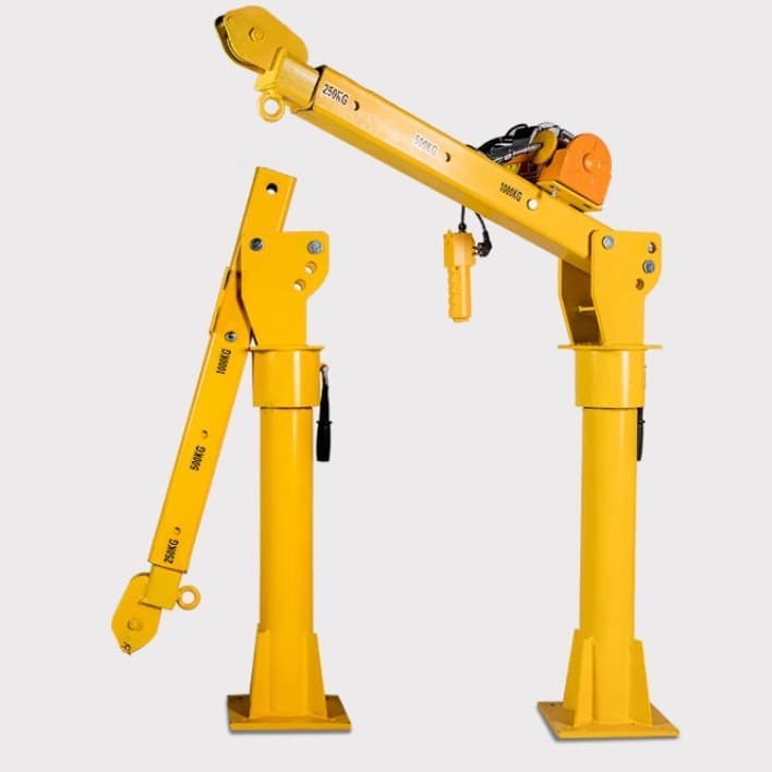 Crane Frame Vehicle-Mounted Crane Frame Outdoor Decoration Construction Crane Stand Small Crane Rotating Frame