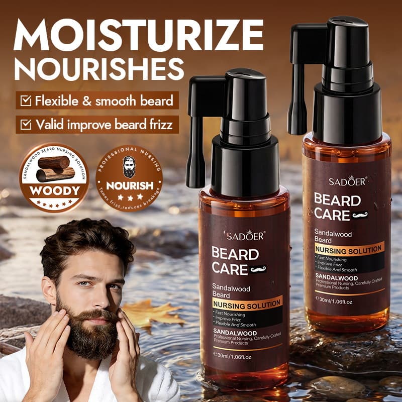 SADOER Sandalwood Beard Care Solution (Foreign Version) 30ml
