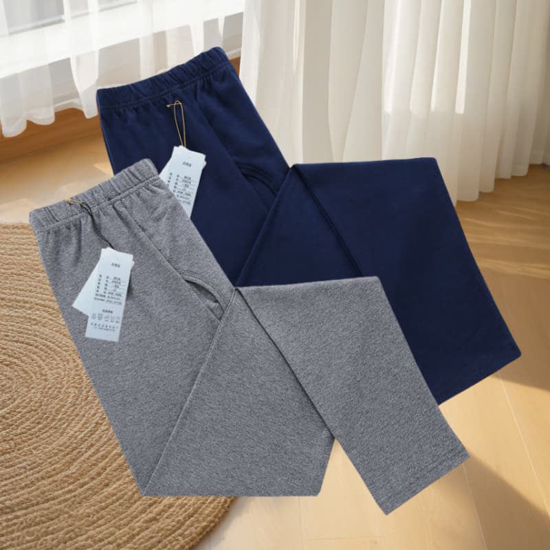 New Style Teenage Boys' Lining Pants, Plus Size Single Thin Cotton Long Johns, Wholesale for Junior and Senior High School Students' Thermal Pants