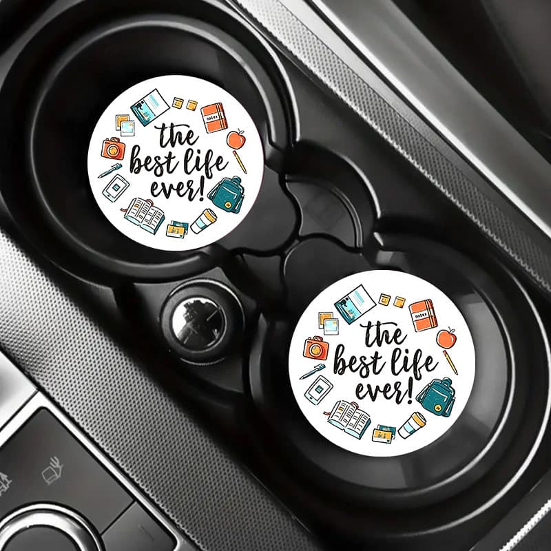 Cross-border supply round silicone cup coaster, tea cup mat, car cup holder coaster, coffee cup coaster, heat-insulating coaster, waterproof