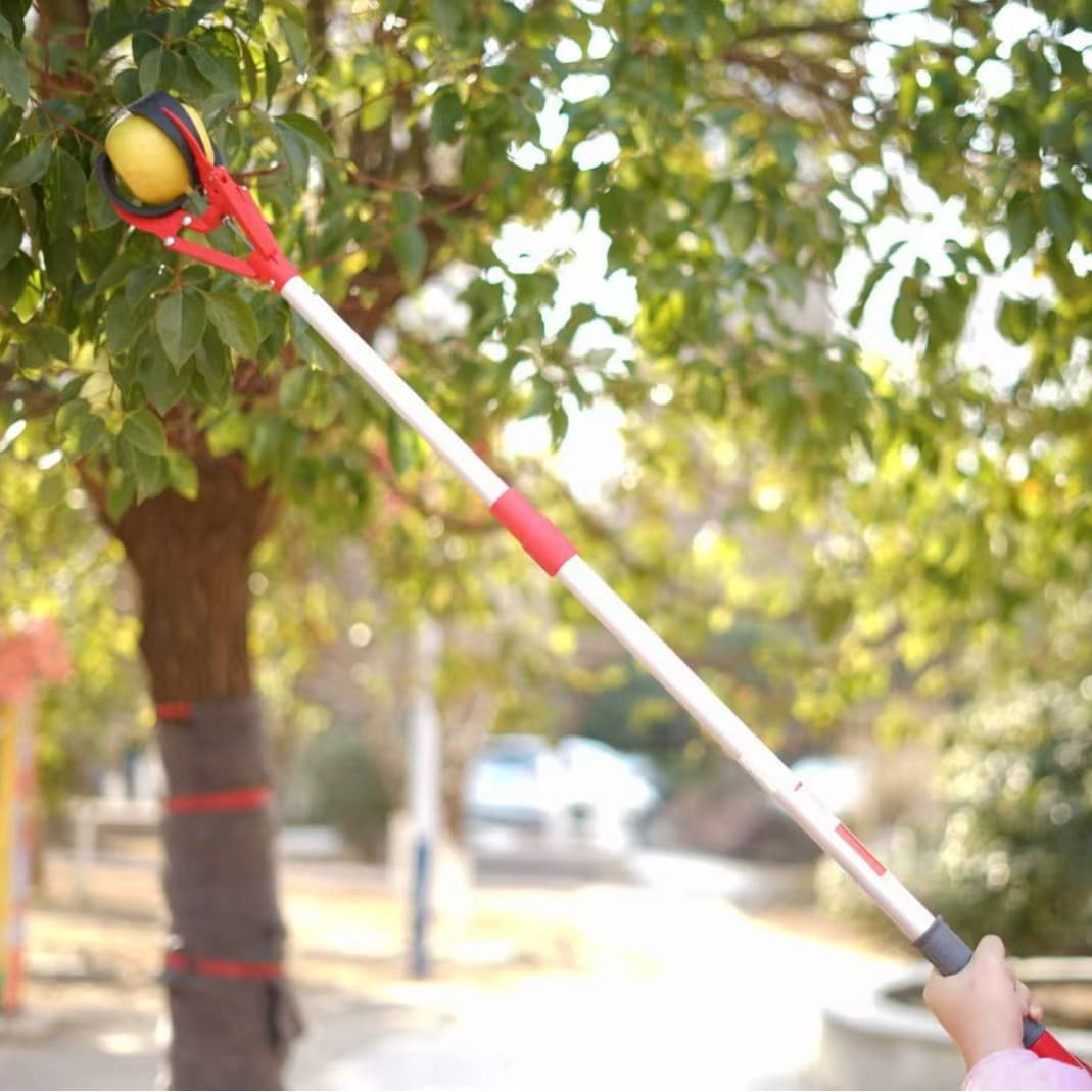 Aluminum alloy telescopic pole three-claw fruit picker for picking apples, peaches and pears wholesale supports cross-border customization