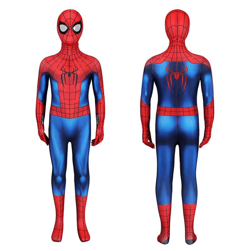 Spider-Man 4 Cosplay Spider-Man Fresh Start Peter Parker Kids Bodysuit Halloween Jumpsuit