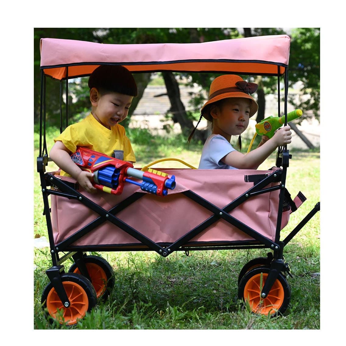 Factory Direct Outdoor Portable Camping Cart Self-Driving Trip Small Trolley Camping Wagon Household Cargo Tool Cart Wholesale