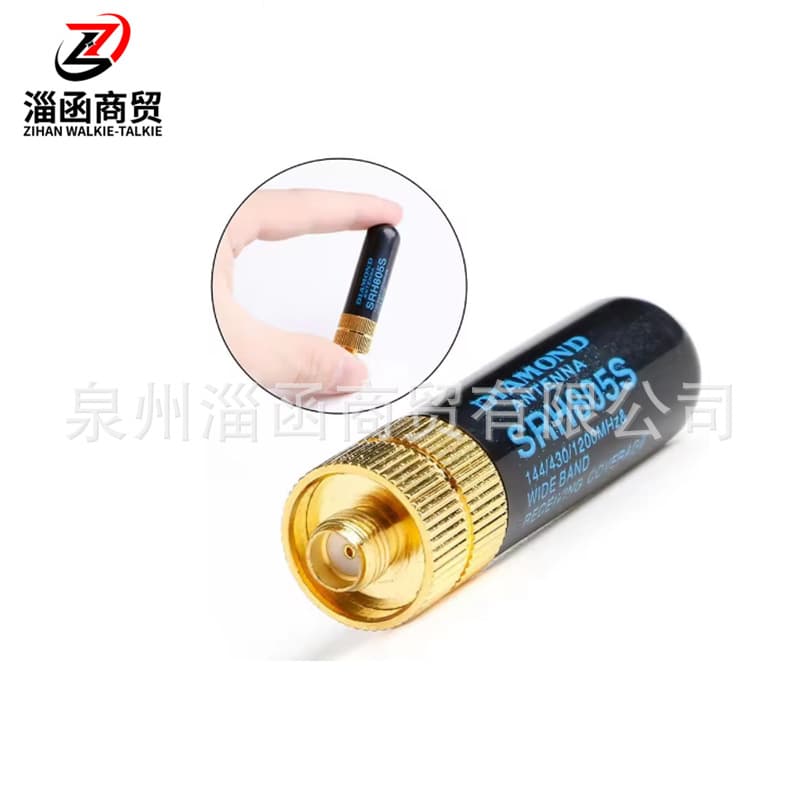 SRH805S Thumb Short Antenna for Baofeng Walkie-Talkie UV5R/888S/GT-3 Female SMA-F Ultra-Short