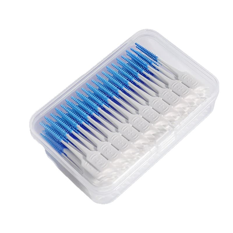 Large Box Cross-Border Supply Soft Gel Orthodontic Soft Bristle Cleaning Brush Interdental Toothbrush Floss Toothpick
