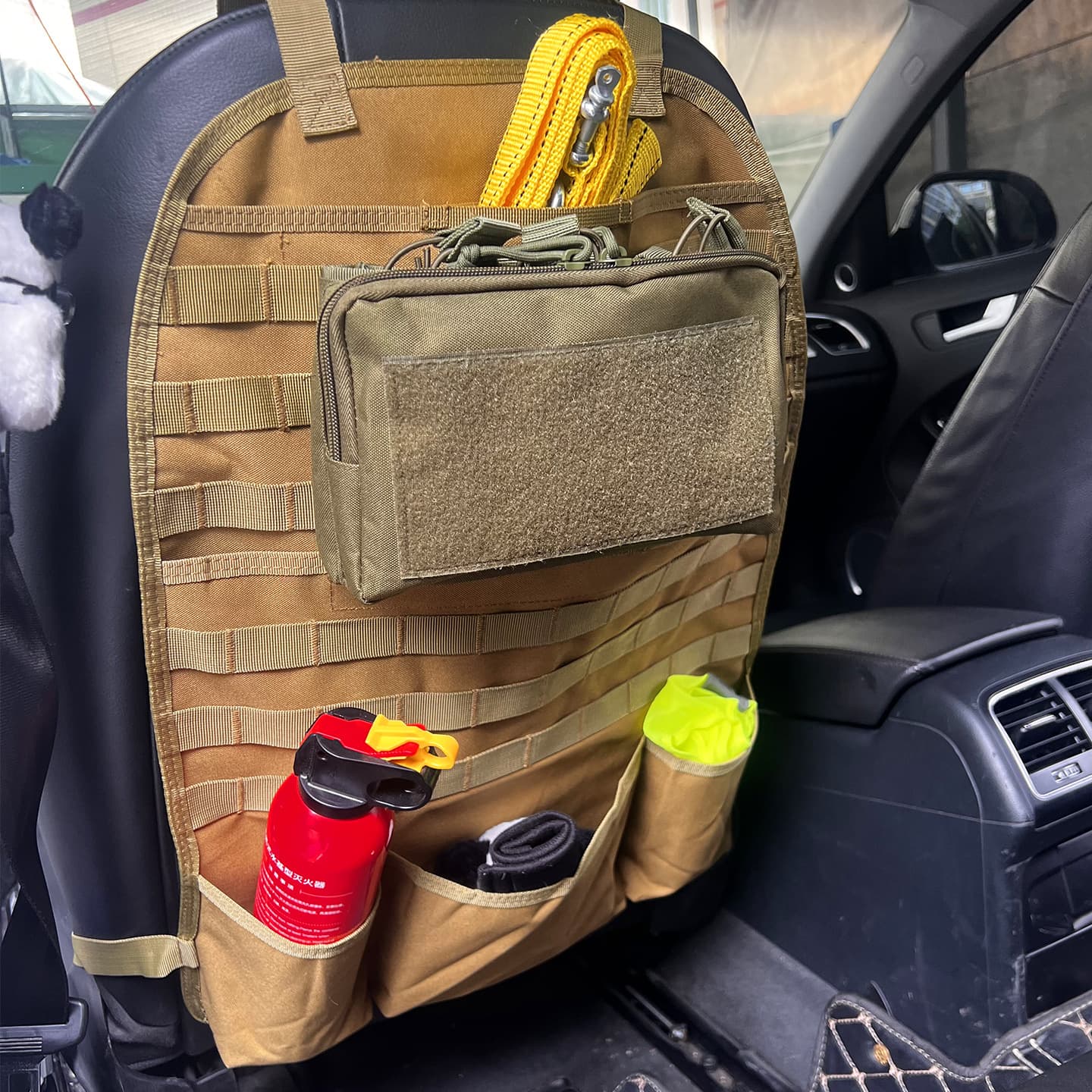 Interior Car Seat Hook Back Organizer Car Seat Cushion Multi-Car Rear Seat Storage Bag In-Car Hanging Truck