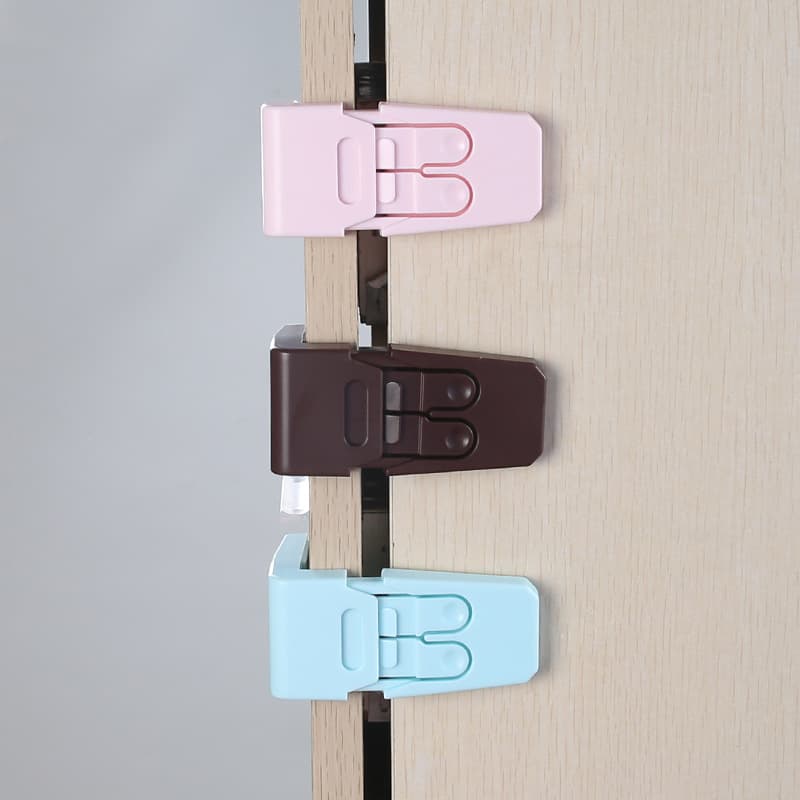 Multi-function Corner Drawer Safety Lock, Child Safety Lock, Baby Protection Lock, Right Angle Lock, Anti-Pinch Lock for Children