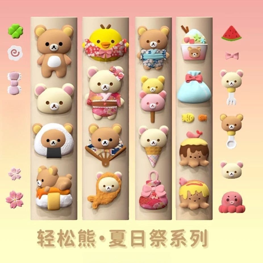 Easy and cute cartoon popular high-transparent three-dimensional silicone manicure bear mold jewelry DIY silicone mold