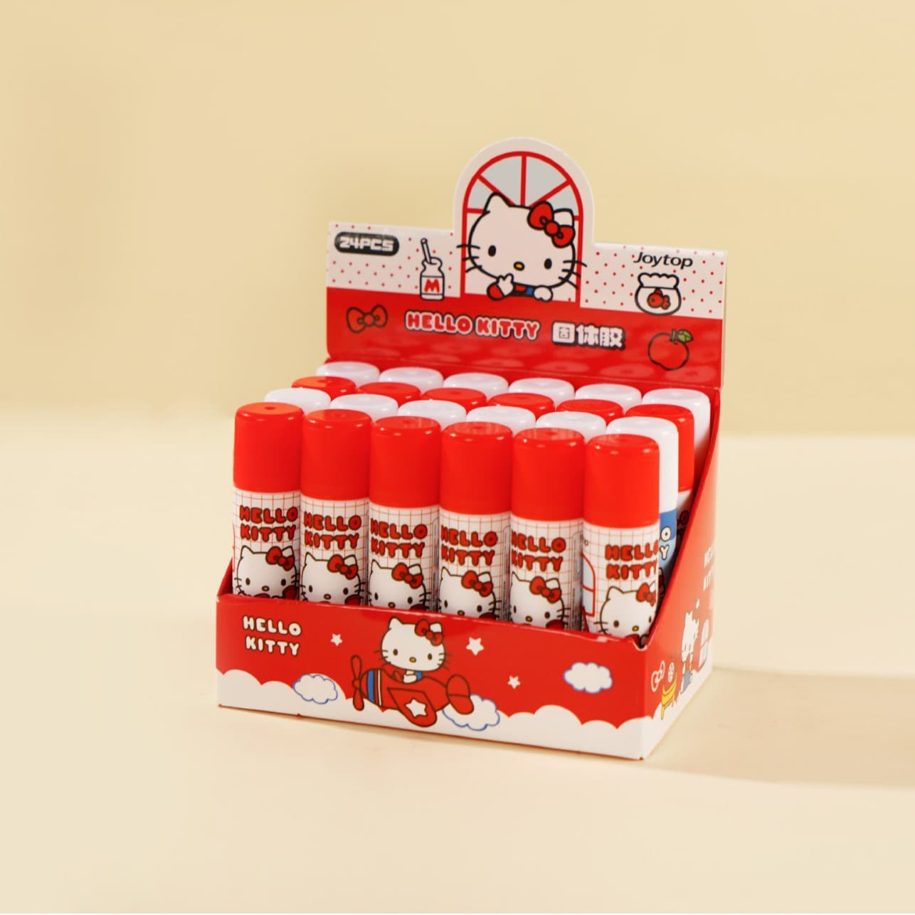 Yuemu kitty solid glue high-looking and cute Hello Kitty PVA kindergarten handmade glue children's DIY glue stick