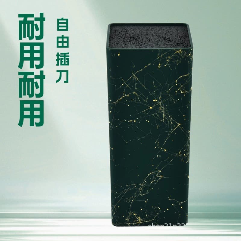 Manufacturer's New Ready-Made Square Black Silk Knife Holder, Free Knife Holder, Knife Barrel, Knife Holder, Kitchen Storage Utensils
