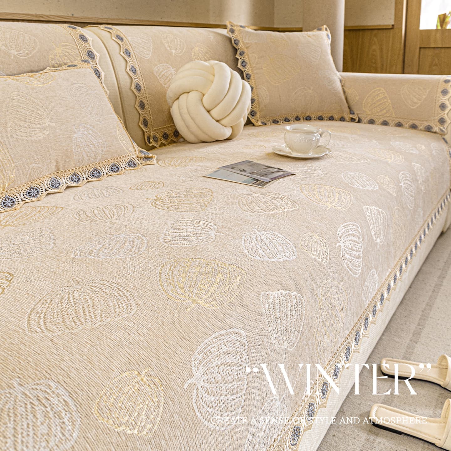 2026 New Chenille Sofa Cushion, Universal for All Seasons, Light Luxurious and High-Grade One-piece Sofa Cover, Wear-Resistant