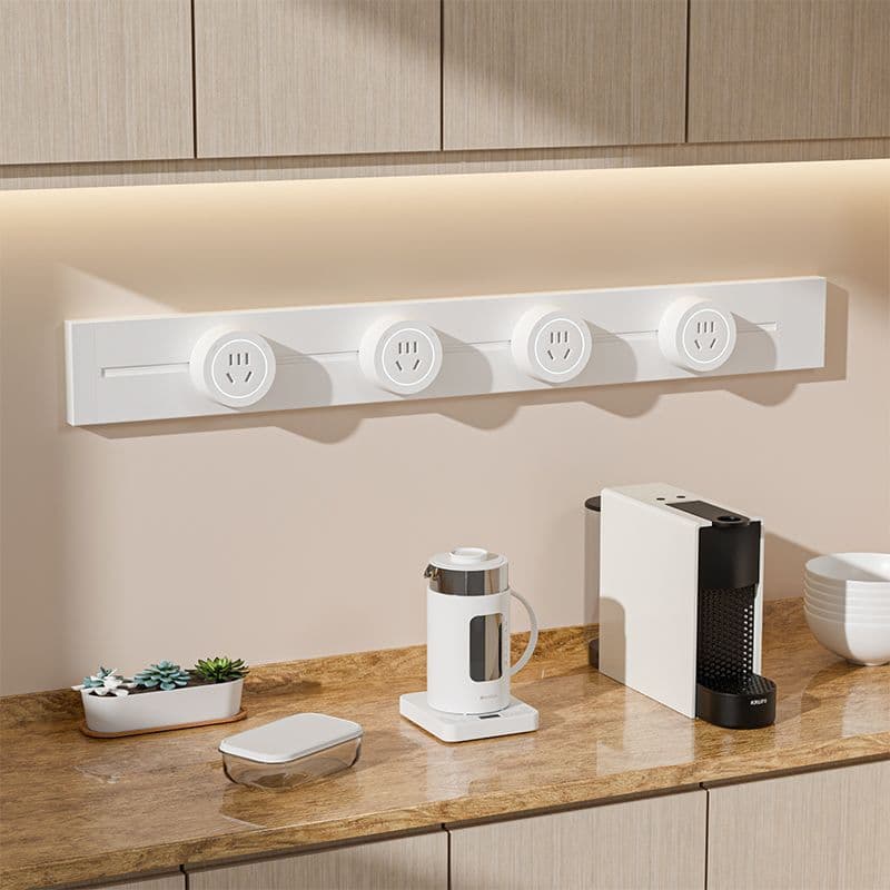 Track Socket Kitchen Movable Sliding Rail Power Strip Surface-Mounted Kitchen Island Power Strip Direct from Manufacturer