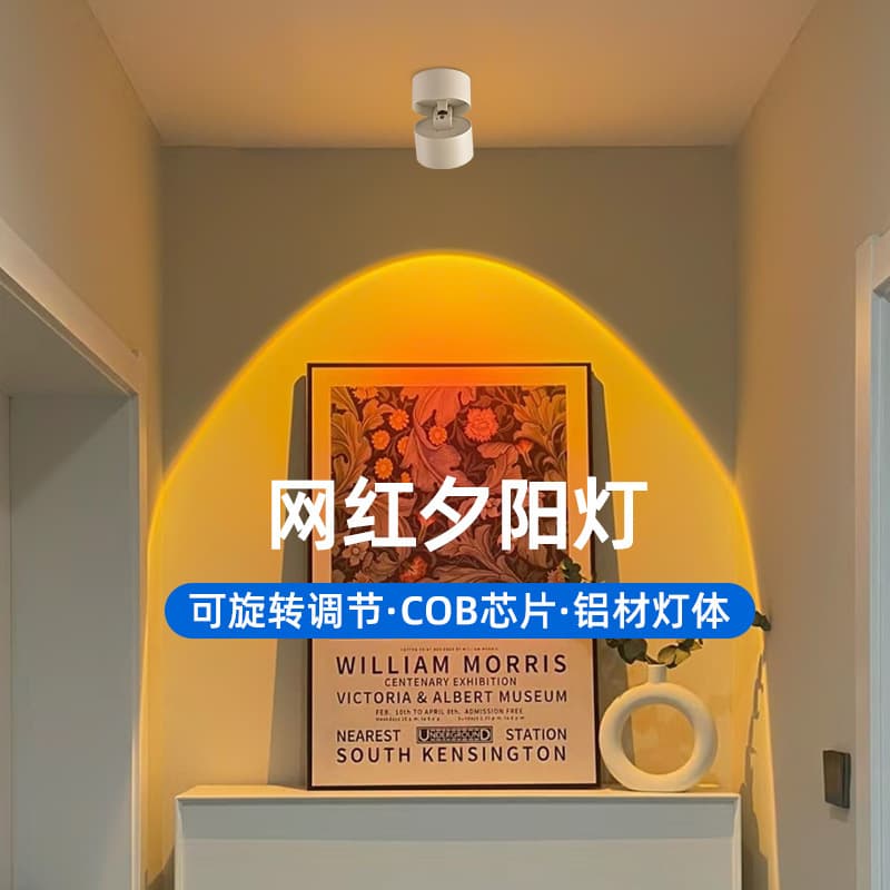 Popular entryway and hallway spotlights, surface-mounted wall washer and recessed home lighting for photography and ambient lighting.