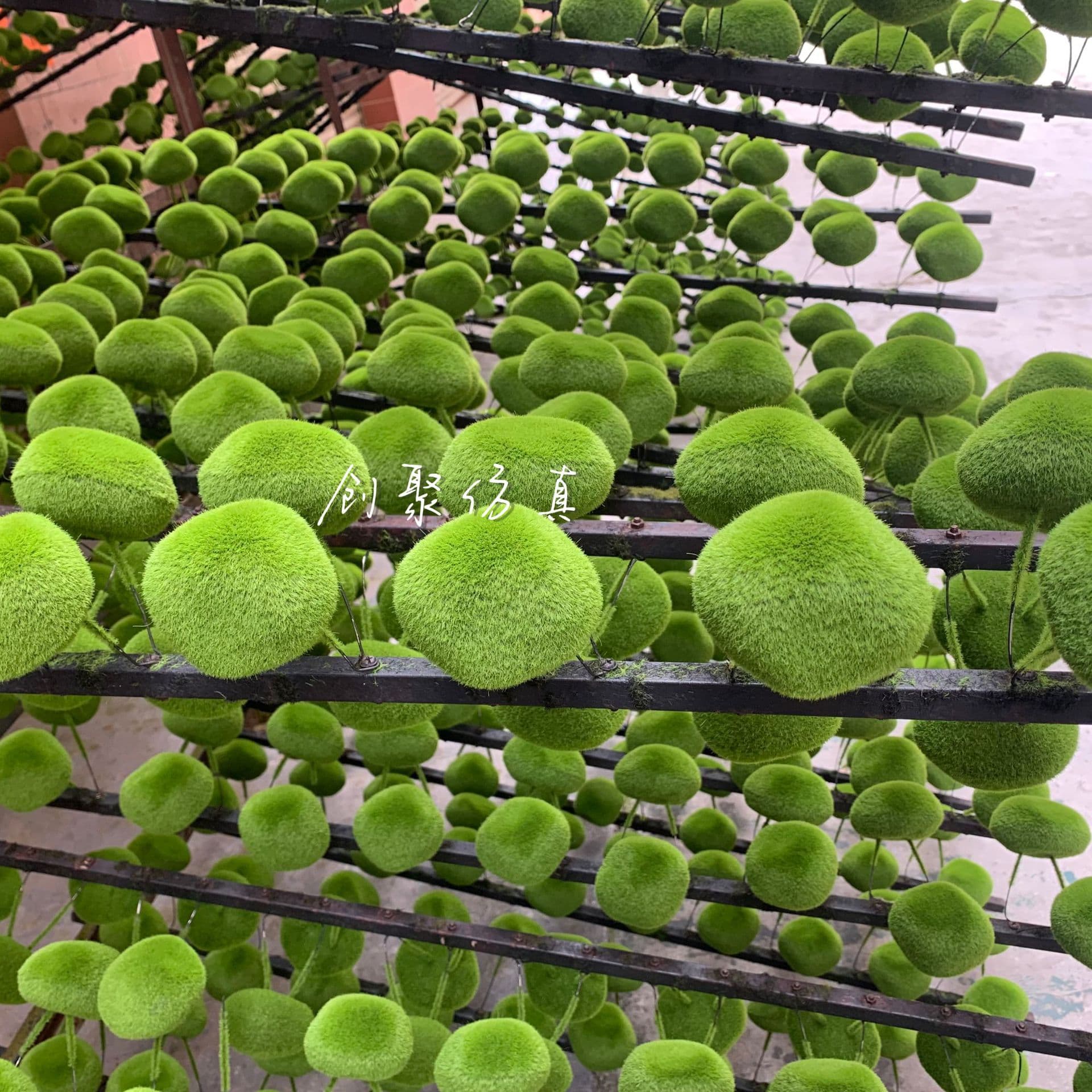 Artificial Moss Stone Miniature Landscape Bonsai Decoration Fake Moss Stone Simulated Flocked Stone